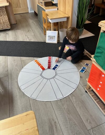 Coronation Montessori colour wheel