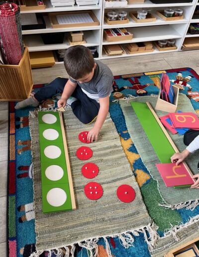 Coronation Montessori counting circles