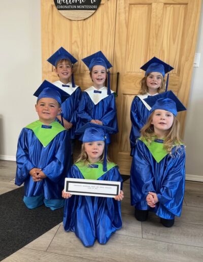 Coronation Montessori grad photo